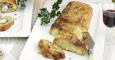 Easy cheese & onion slice