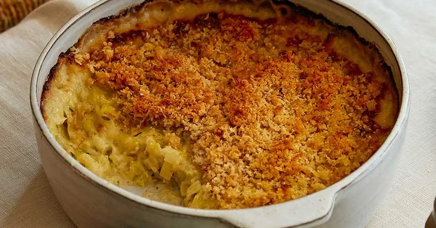 Easy Cheesy Leeks