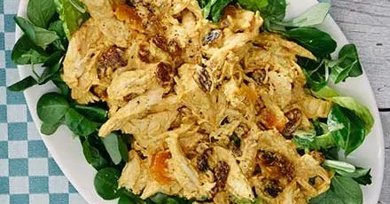 Easy Coronation Chicken Salad