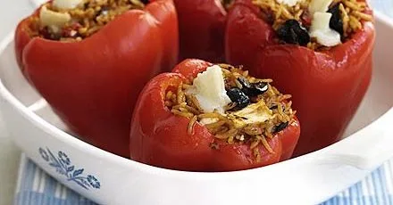 Stuffed peppers with rice