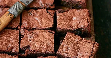 Bourbon, Black Cherry and Bacon Brownies