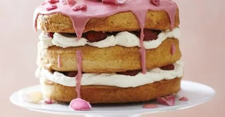 English rose cake