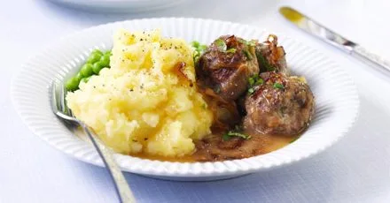 Faggots with onion gravy