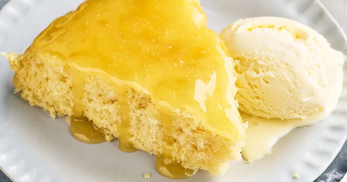 Fastest ever lemon pudding