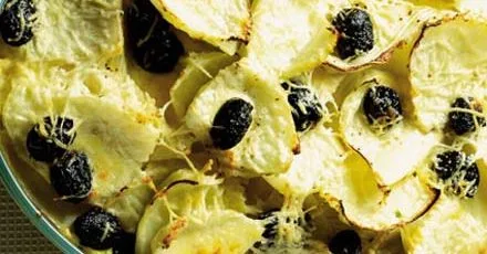 Fennel & black olive gratin
