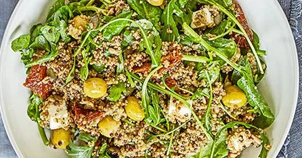 Feta, Olive and Preserved Lemon Grain Salad
