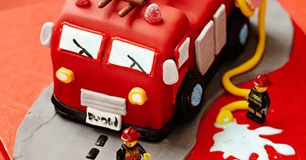 Fire engine cake