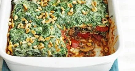 Five-veg lasagne