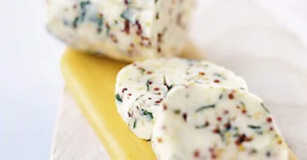 Herby flavoured butters