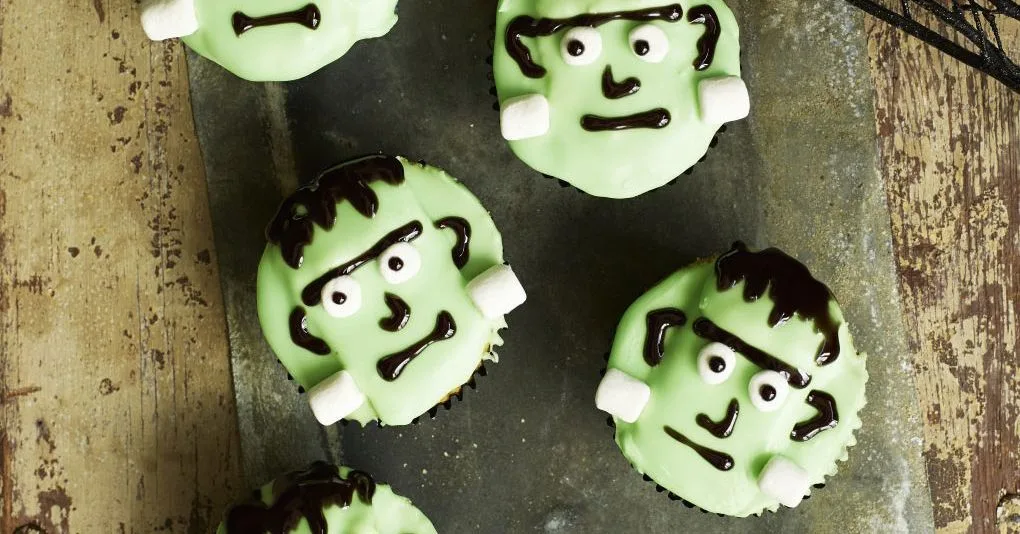 Frankenstein cupcakes