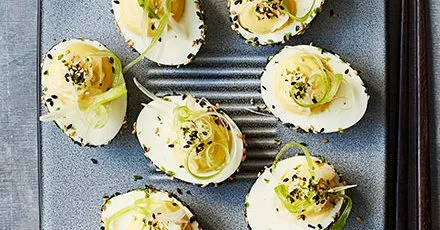 Furikake devilled eggs