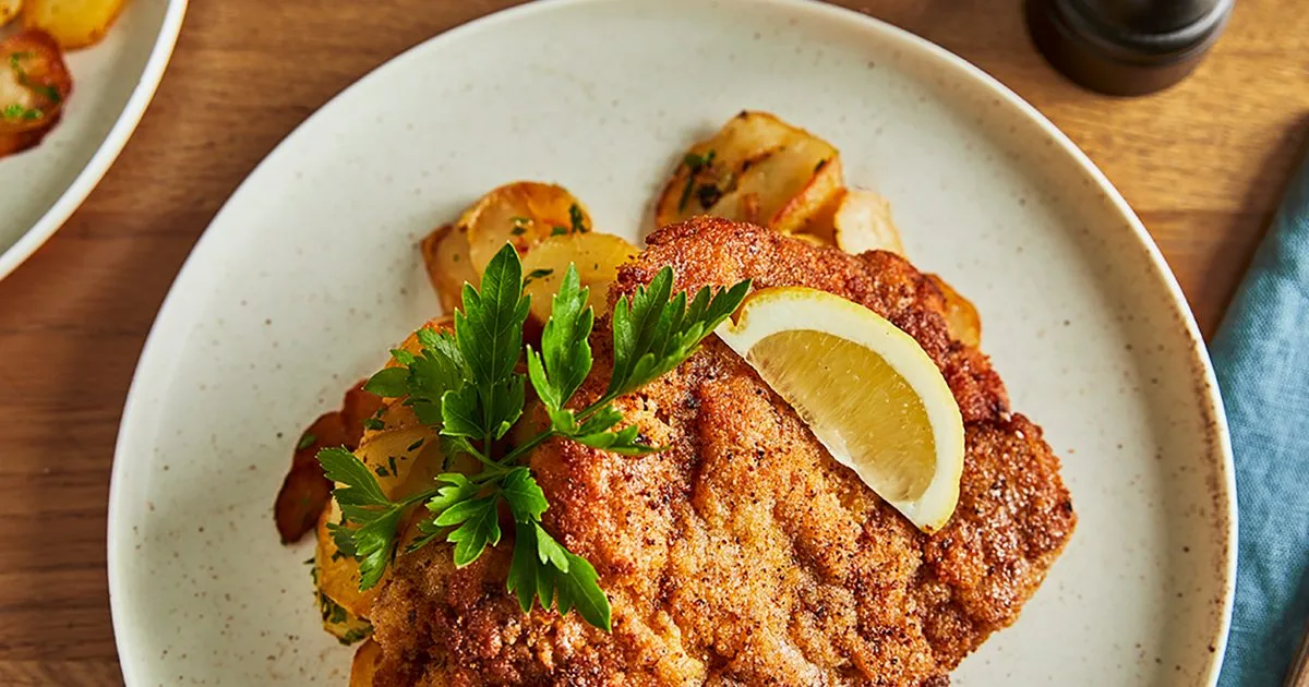 German pork schnitzel
