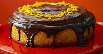 Giant jaffa orange cake