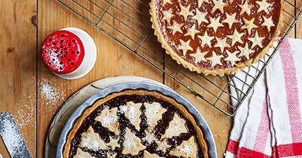 Giant jam tart
