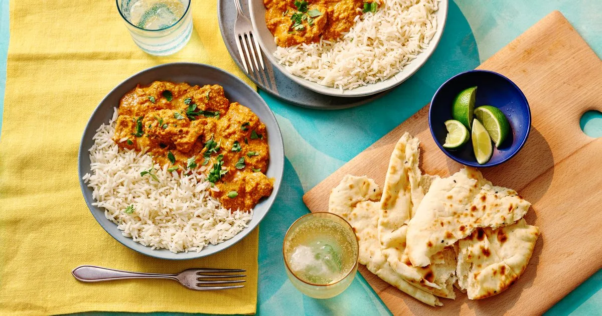 Ginger chicken curry bowl