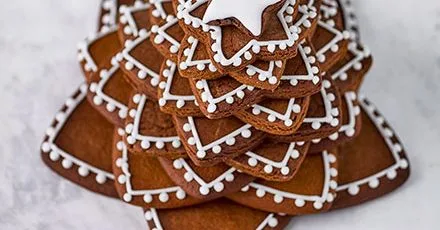 Gingerbread star tree