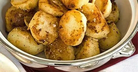 Golden roast potatoes