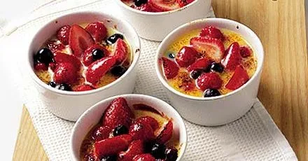 Gratin of summer berries