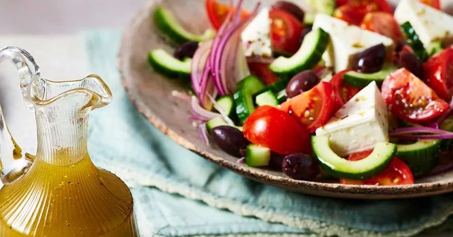 Greek-style salad dressing