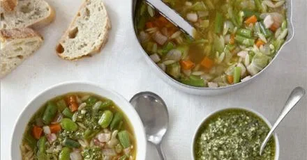 Green bean minestrone