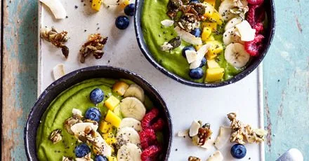 Green goddess smoothie bowl