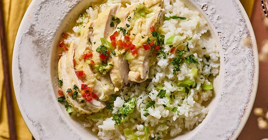 Hainanese chicken rice