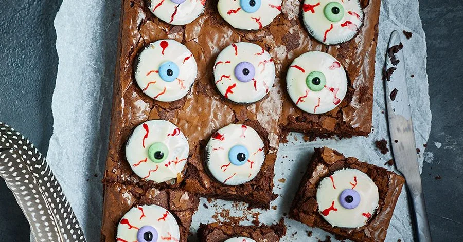 Halloween brownies