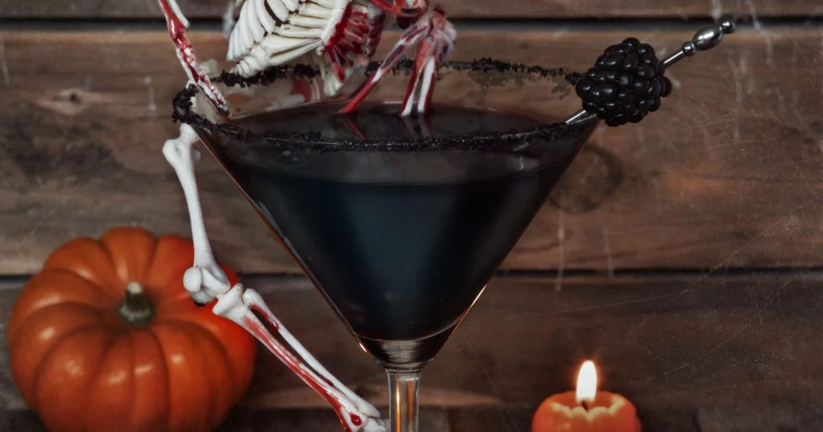 Haunting Halloween cocktail