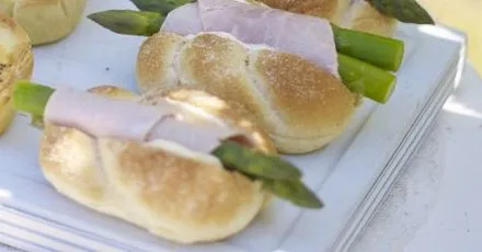 Ham & asparagus subs