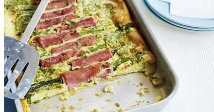Ham & asparagus toad-in-the-hole