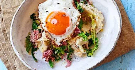 Ham hock colcannon