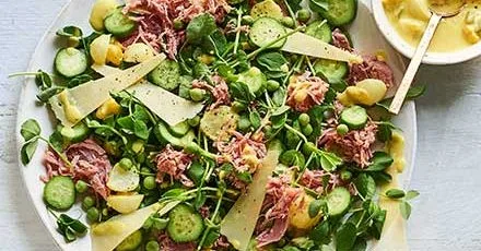 Ham & piccalilli salad
