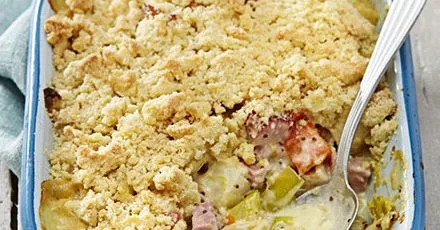 Ham & veg crumble