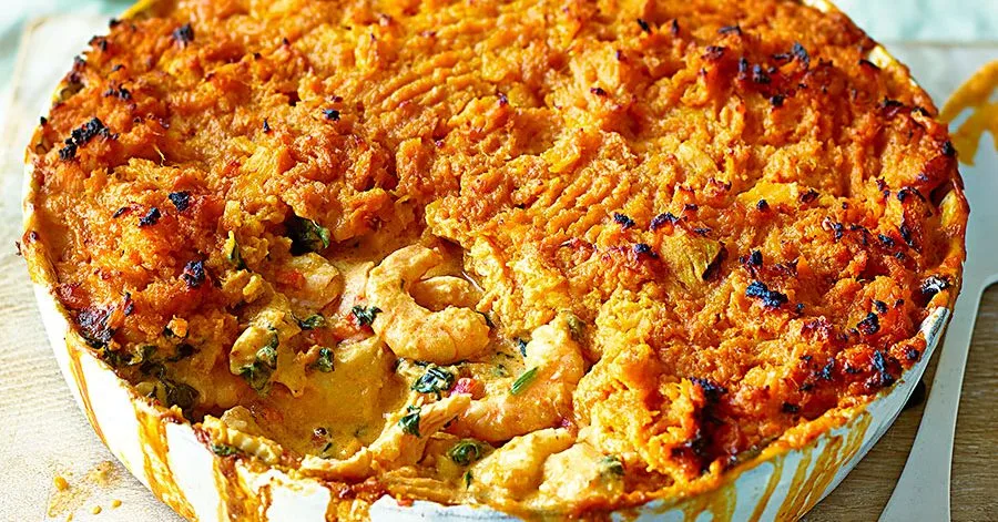 Harissa fish pie