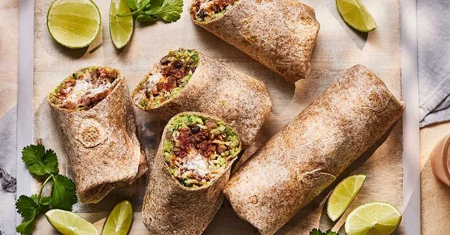 Healthier burritos