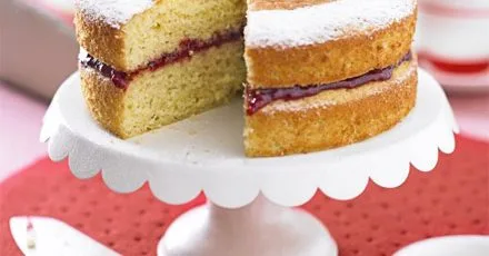 Healthier Victoria sandwich