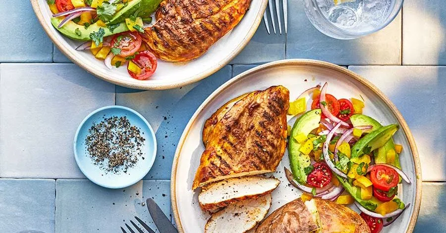 Healthy BBQ chicken