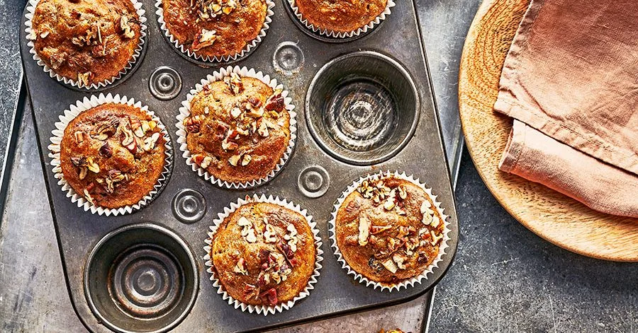 Healthy pumpkin muffins