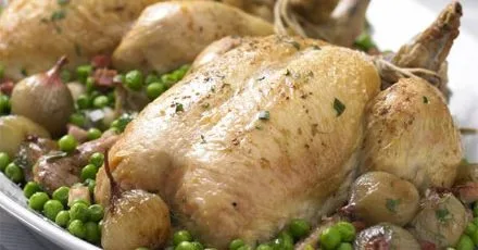 Herb-roast chicken