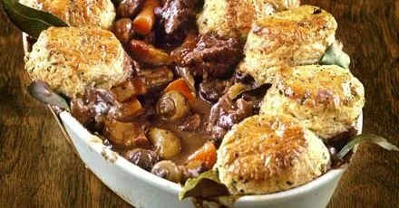 Herby lamb cobbler