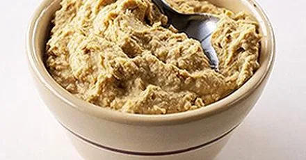 Homemade hummus