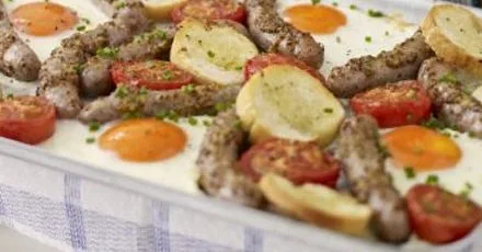 Full English traybake