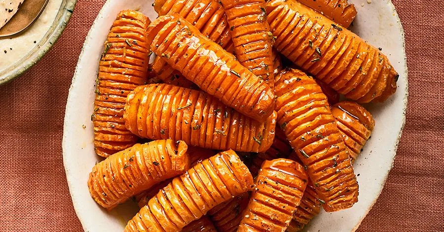 Медові морквяні хасселбек