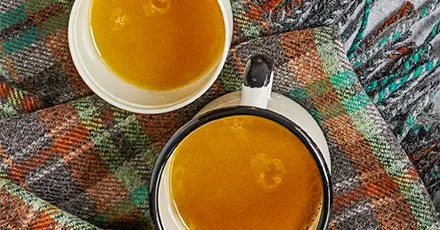 Hot spiced buttered rum
