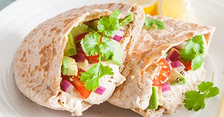 Hummus & avocado sandwich topper