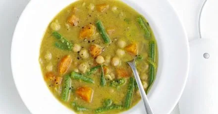 Indian chickpea & vegetable soup