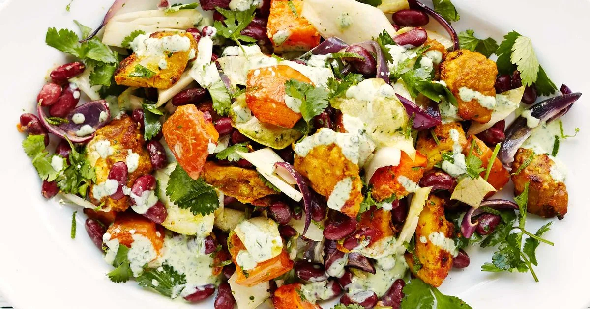Cumin-spiced chicken with squash