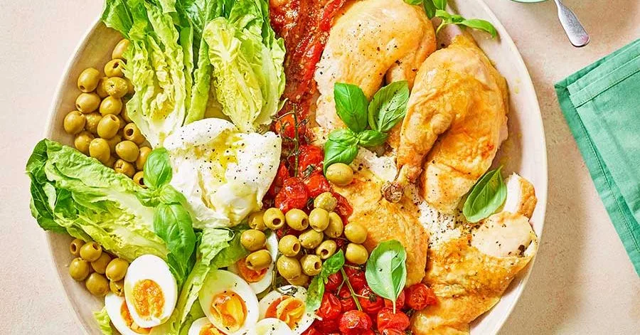 Italian roast chicken cobb salad