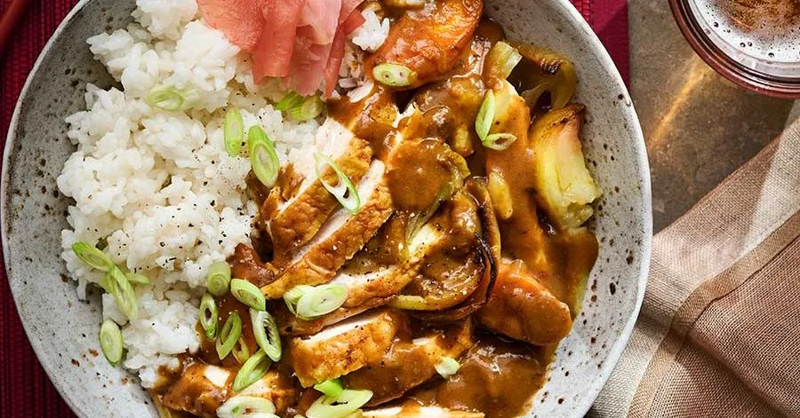 Japanese-style chicken curry