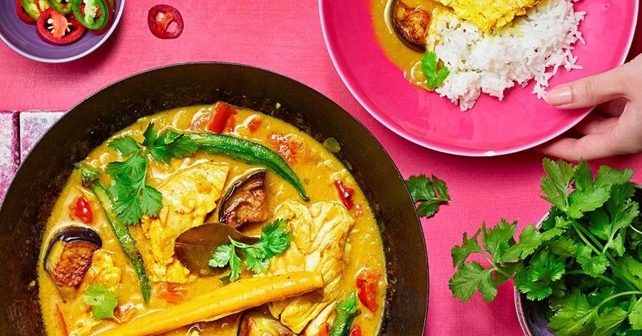 Julie's kari ikan (Malaysian fish curry)